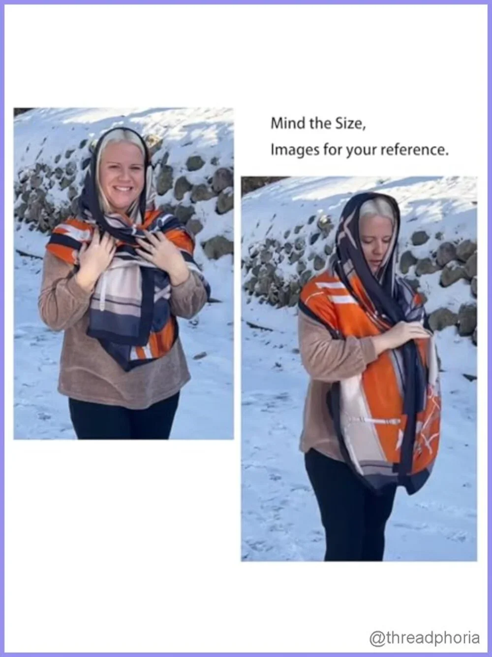 Silky Satin Shawl Wrap Long Headscarf Scarf for Women